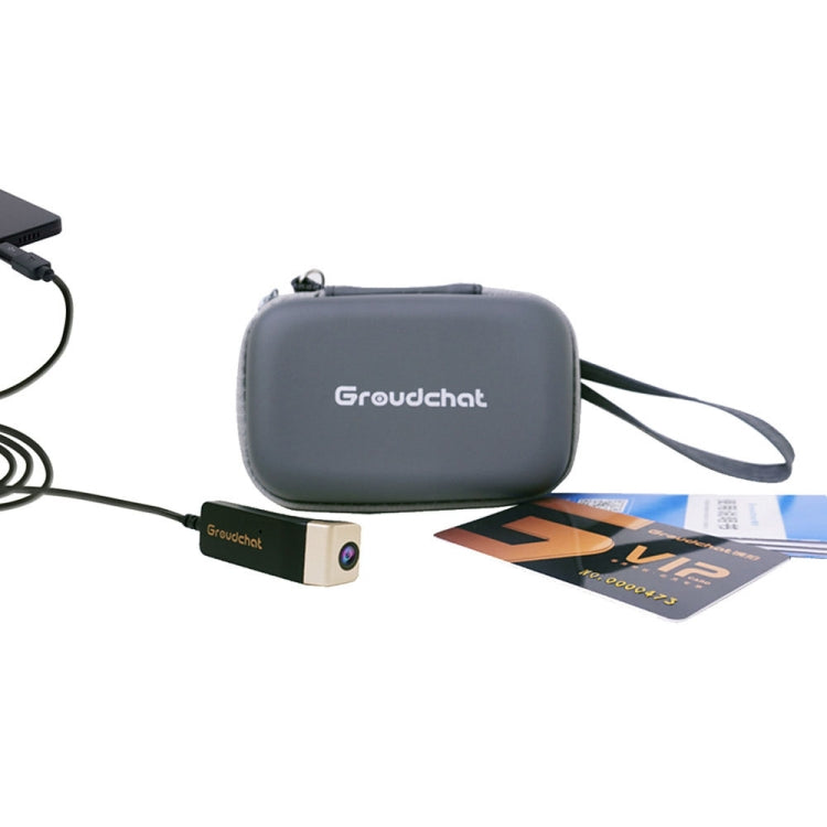 Groudchat JP1DV1 1080P HD Smart Camera Mobile Phone USB Live Camera for Glasses Legs, Built-in Sound-absorbing and Noise-reducing Microphone(Black) - HoMEdemic™ 