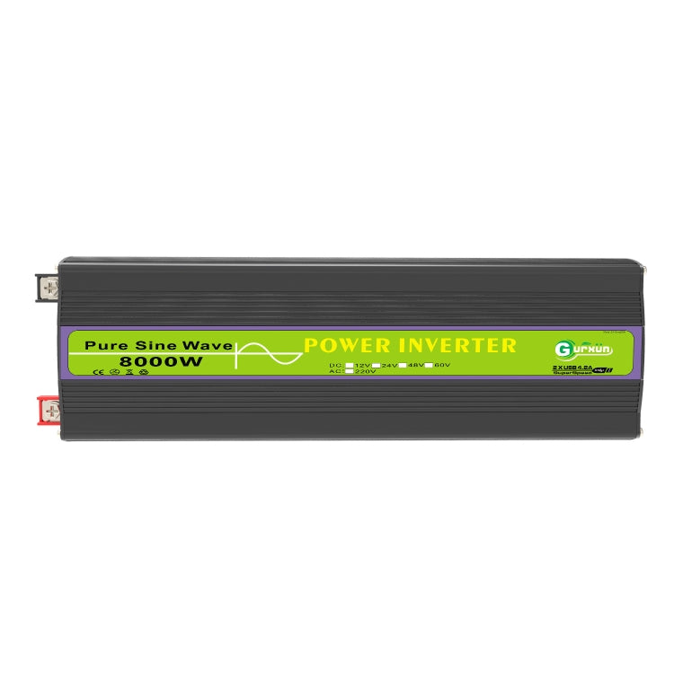 Gurxun 60V-220V 8000W Pure Sine Wave Inverter Car Single Digital Display Voltage Converter - HoMEdemic™ 