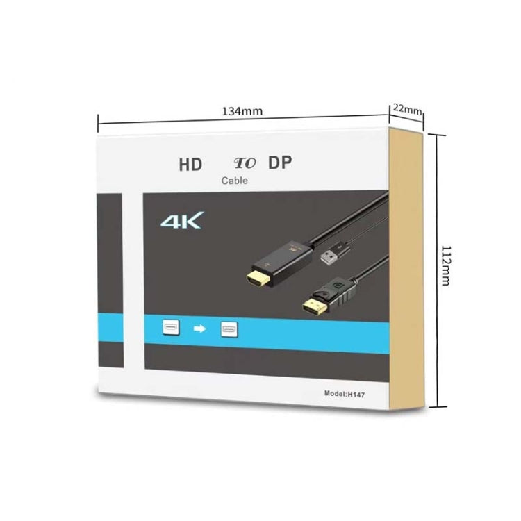 H147 180cm 4K 60Hz HDMI To DP Adapter With Power Supply HD Converter - HoMEdemic™ 