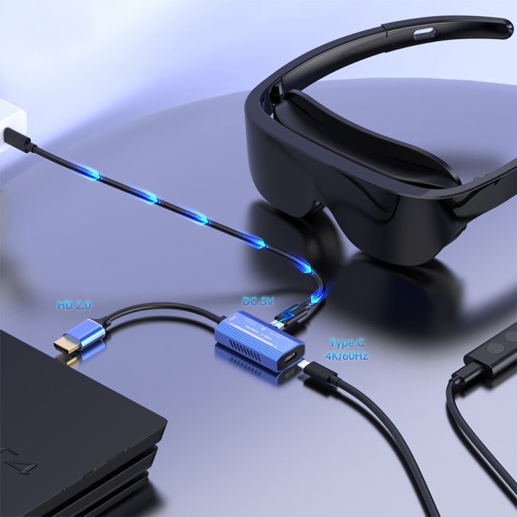 H161 4K 60HZ HDMI to Dual USB-C/Type-C Video Adapter Cable - HoMEdemic™ 