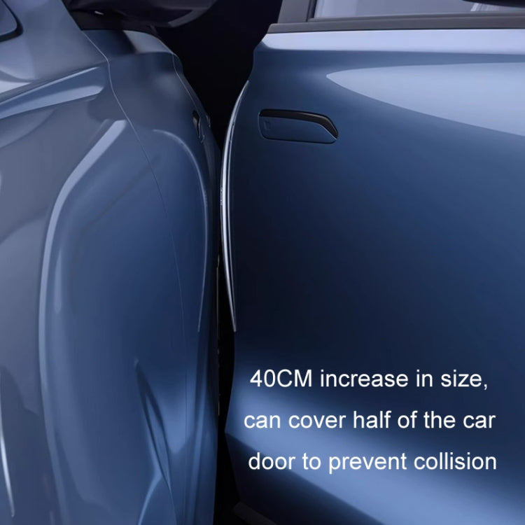 HAOCAI 40cm Car Door Anti-collision Strip Door Edge Bumper Protector, Color: 4pcs Black - HoMEdemic™ 