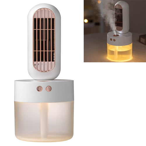 V8 Multifunctional Humidifier Fan Mini Desktop USB Charging Spray Electric Fan - HoMEdemic™ 