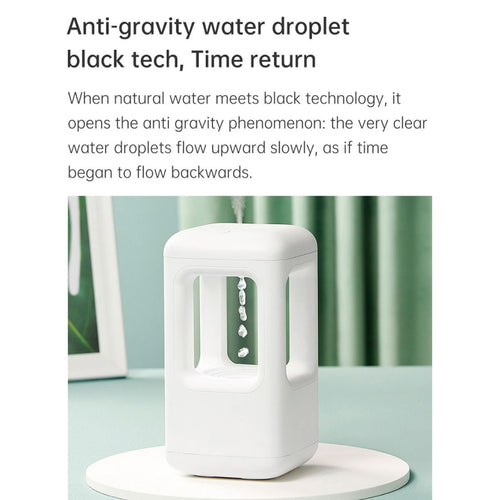 W08 Anti-Gravity Water Drop Humidifier Home Desktop Sprayer (White) - HoMEdemic™ 