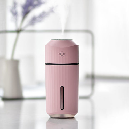 Large Capacity 320ml LED Automatic Humidifier Sprayer, Battery Version(Pink) - HoMEdemic™ 