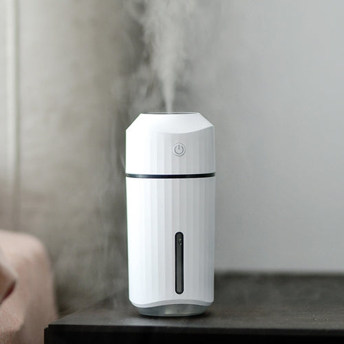 Large Capacity 320ml LED Automatic Humidifier Sprayer, Battery Version(White) - HoMEdemic™ 