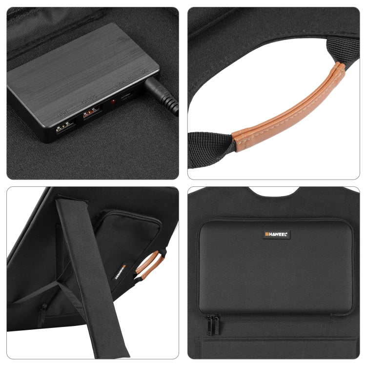 HAWEEL 100W Foldable Solar Panel Charger Travel Folding Bag, 100W - HoMEdemic™ 