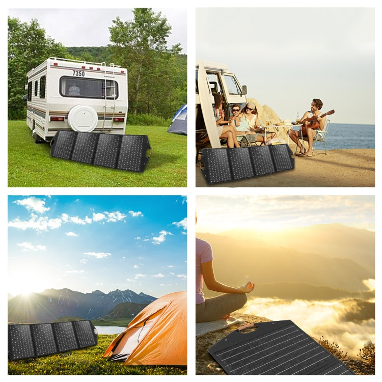 HAWEEL 100W Foldable Solar Panel Charger Travel Folding Bag - HoMEdemic™ 