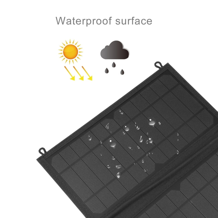 HAWEEL 12W 2 Panels Foldable Solar Panel Charger Bag with 5V / 3.1A Max Dual USB Ports, Support QC3.0 and AFC, 12W 2 Panels - HoMEdemic™ 