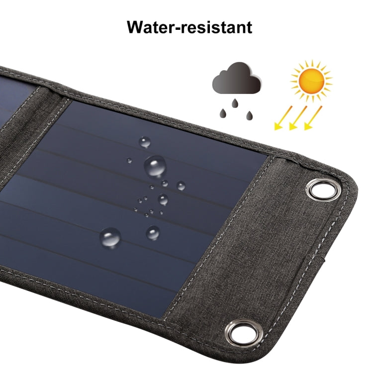 HAWEEL 14W 5V 2.4A Portable Foldable Solar Charger Outdoor Travel Rechargeable Folding Bag with 4 Solar Panels & USB Port, Size: S, 14W - HoMEdemic™ 