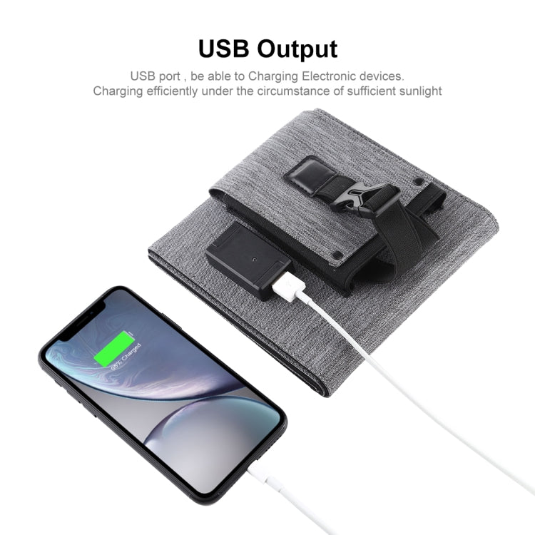 HAWEEL 14W Ultrathin Foldable Solar Panel Charger with 5V / 2.2A USB Port, Support QC3.0 and AFC - HoMEdemic™ 