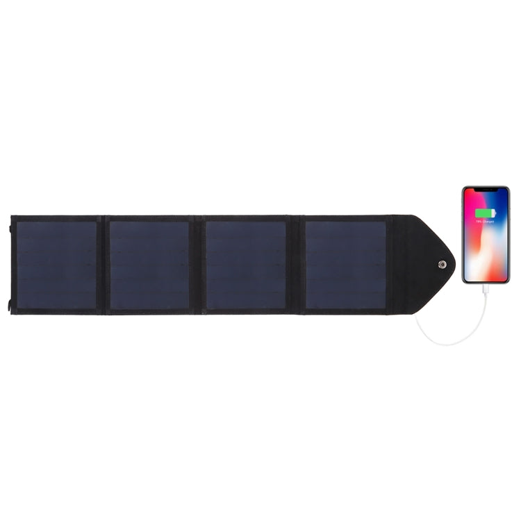 HAWEEL 14W Ultrathin Foldable Solar Panel Charger with 5V / 2.2A USB Port, Support QC3.0 and AFC, Ultrathin 14W 4-Fold - HoMEdemic™ 