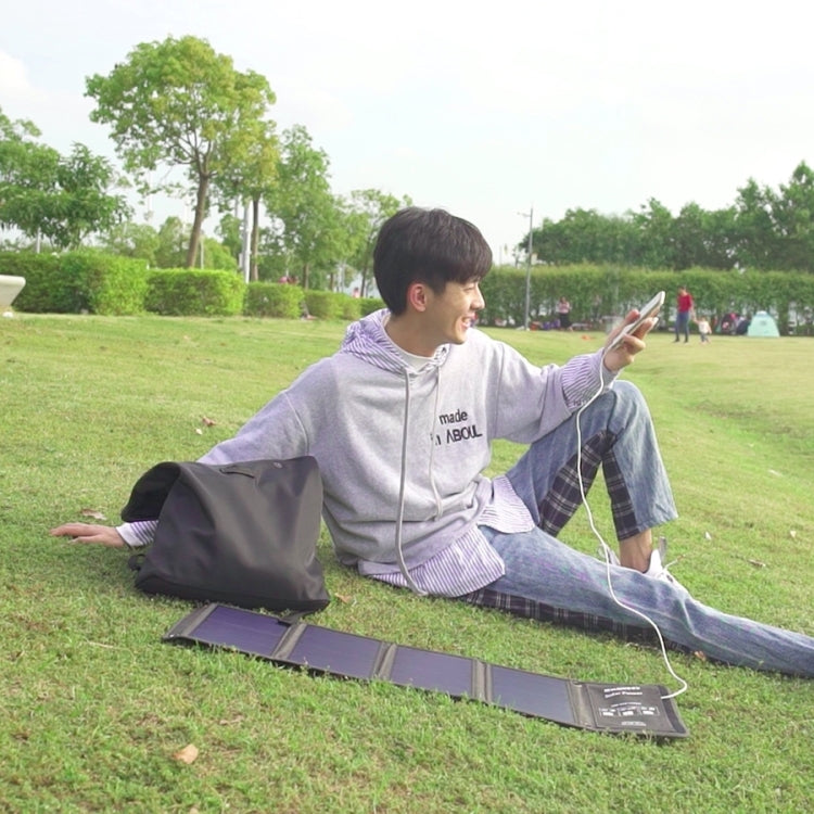 HAWEEL 21W Foldable Solar Panel Charger with 5V 3A Max Dual USB Ports, 21W Panel(B) - HoMEdemic™ 