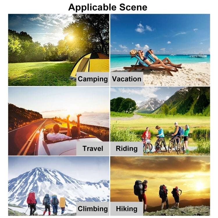 HAWEEL 24W 4 Panels Foldable Solar Panel Charger Bag with 5V / 3.1A Max Dual USB Ports, Support QC3.0 and AFC, 24W 4 Panels - HoMEdemic™ 