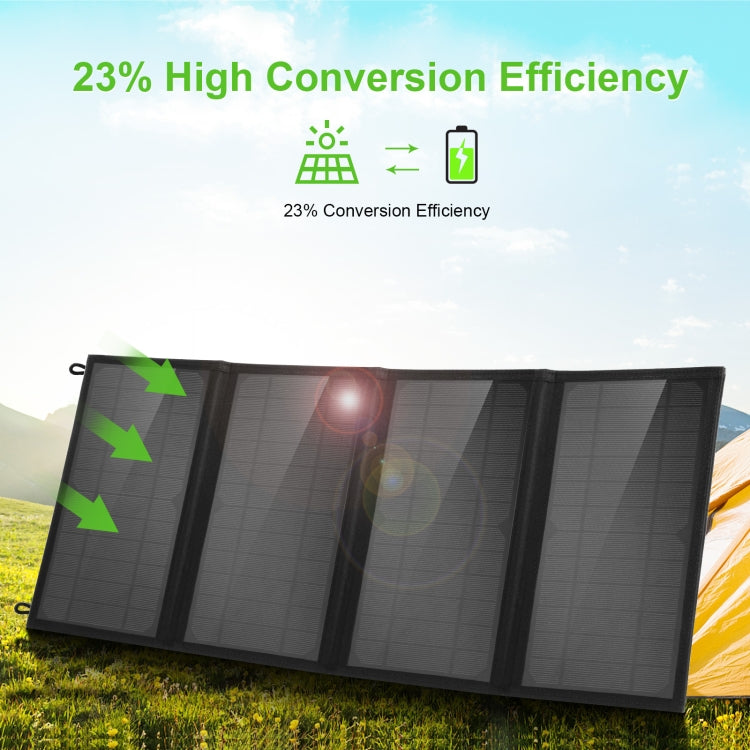 HAWEEL 24W 4 Panels Foldable Solar Panel Charger Bag with 5V / 3.1A Max Dual USB Ports, Support QC3.0 and AFC - HoMEdemic™ 