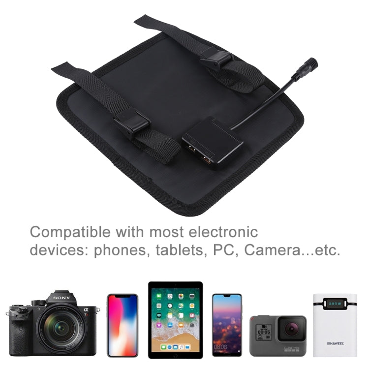 HAWEEL 28W Foldable Umbrella Top Solar Panel Charger with 5V 3A Max Dual USB Ports, Support QC3.0 / FCP / SCP/ AFC / SFCP Protocol - HoMEdemic™ 