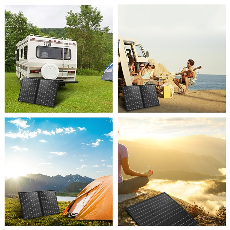 HAWEEL 50W Foldable Solar Panel Charger Travel Folding Bag, 50W - HoMEdemic™ 