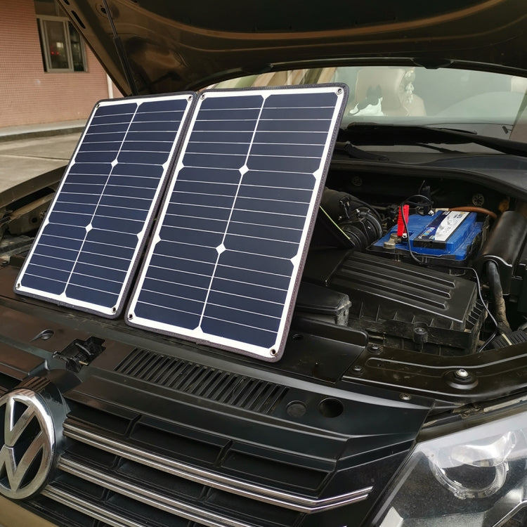HAWEEL Portable 20W Monocrystalline Silicon Solar Power Panel Charger, with USB Port & Holder & Tiger Clip, Support QC3.0 and AFC - HoMEdemic™ 