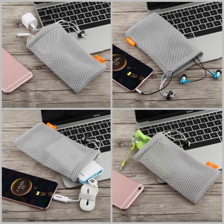 HAWEEL Pouch Bag for Smart Phones, Power Bank and other Accessories, Size up to 5.5 inch(Grey) - HoMEdemic™ 