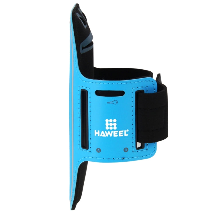 HAWEEL Sport Armband Case with Earphone Hole & Key Pocket, For iPhone XS, iPhone XS Max, iPhone X, iPhone 8 Plus & 7 Plus, iPhone 6 Plus, Galaxy S9+ / S8+ / S6 / S5(Baby Blue) - HoMEdemic™ 