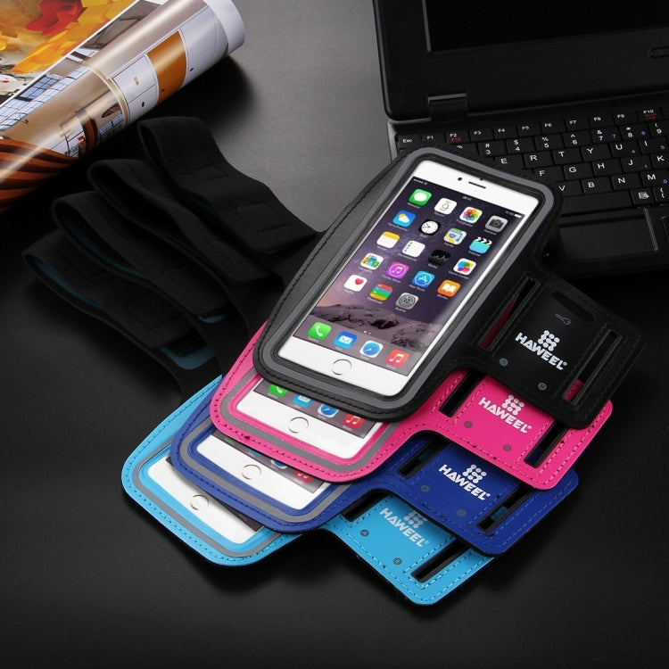 HAWEEL Sport Armband Case with Earphone Hole & Key Pocket, For iPhone XS, iPhone XS Max, iPhone X, iPhone 8 Plus & 7 Plus, iPhone 6 Plus, Galaxy S9+ / S8+ / S6 / S5(Baby Blue) - HoMEdemic™ 