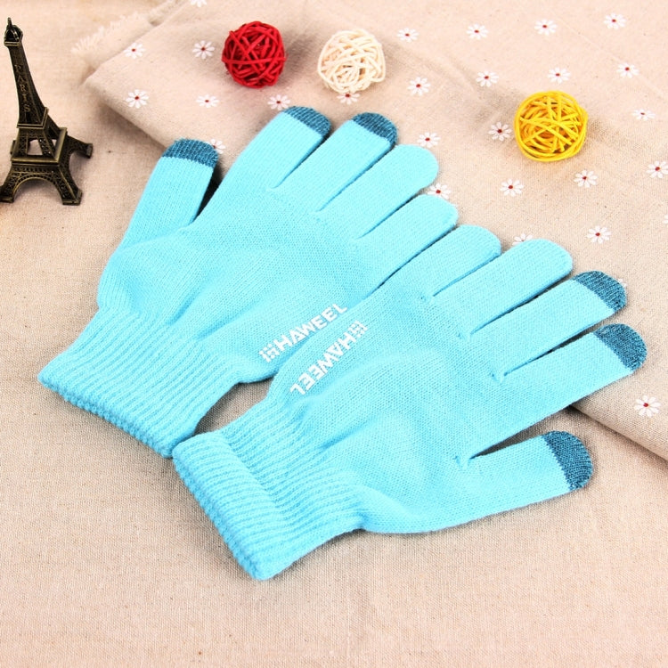 HAWEEL Three Fingers Touch Screen Gloves for Men, For iPhone, Galaxy, Huawei, Xiaomi, HTC, Sony, LG and other Touch Screen Devices(Blue) - HoMEdemic™ 