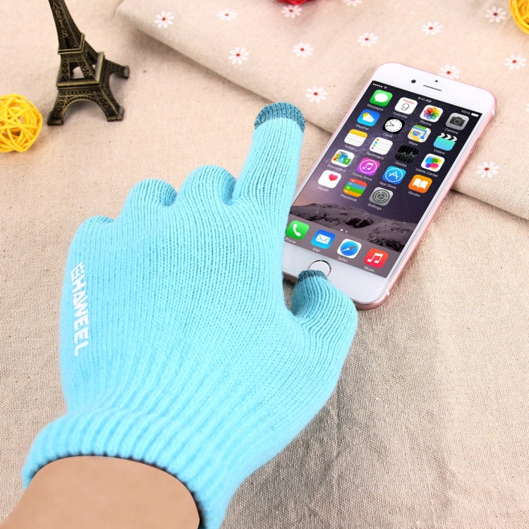 HAWEEL Three Fingers Touch Screen Gloves for Men, For iPhone, Galaxy, Huawei, Xiaomi, HTC, Sony, LG and other Touch Screen Devices(Blue) - HoMEdemic™ 