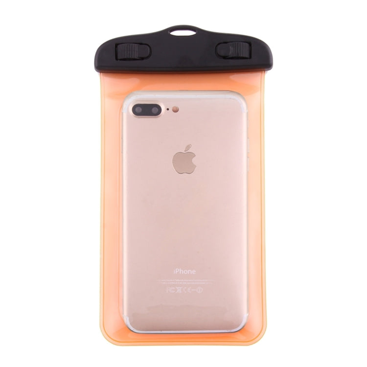 HAWEEL Transparent Universal Waterproof Bag with Lanyard for iPhone, Galaxy, Huawei, Xiaomi, LG, HTC and Other Smart Phones(Orange) - HoMEdemic™ 