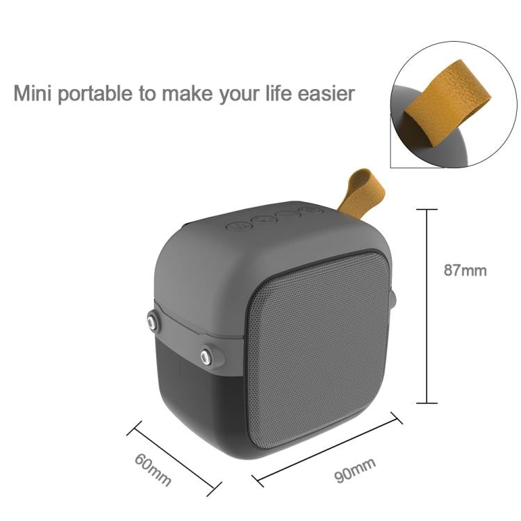 HB-200 Bluetooth 4.2 Portable Mini Wireless Bluetooth Speaker (Red) - HoMEdemic™ 