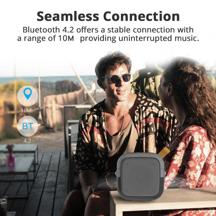 HB-200 Bluetooth 4.2 Portable Mini Wireless Bluetooth Speaker (Red) - HoMEdemic™ 