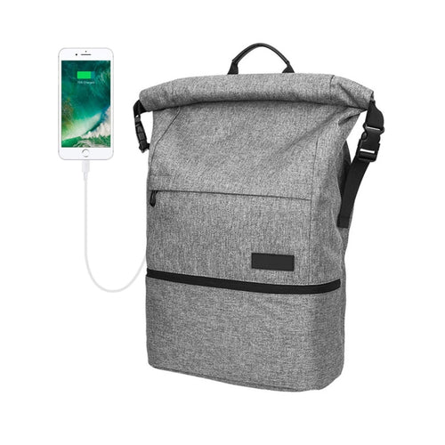 Polyester Waterproof Laptop Backpack with USB Interface Capacity: 35L - HoMEdemic™ 