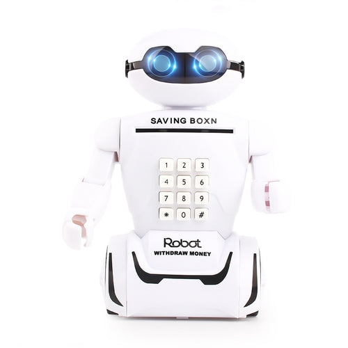 Multi-function Robot Piggy Bank Desk Lamp Code Money Box for Children - HoMEdemic™ 