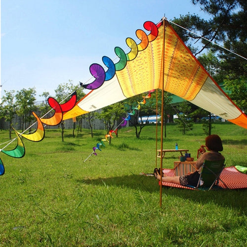 Outdoor Camping Rainbowtree Spinner Bunting Decoration, Size: 110*22 cm - HoMEdemic™ 