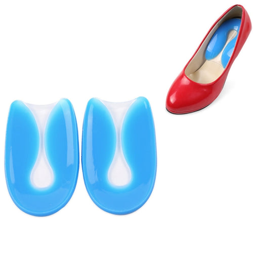 U-shaped Heel Pad Soft and Comfortable Shock Absorption Silicone Pad Insole, Size: S(30-34 Yards) - HoMEdemic™ 