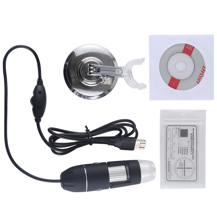 USB Magnifier HD 0.3MP Image Sensor 2560x1920P USB Digital Microscope with 8 LED & Professional Stand - HoMEdemic™ 