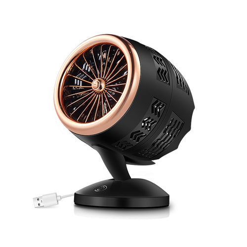 Portable Adjustable Mini USB Charging Air Convection Cycle Desktop Electric Fan Air Cooler, Support 2 Speed Control - HoMEdemic™ 