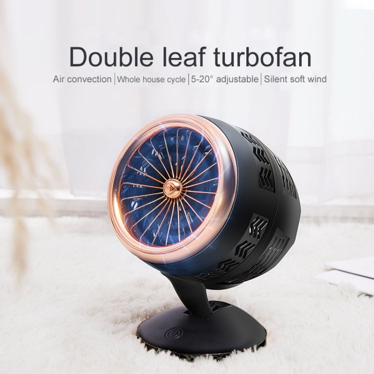 Portable Adjustable Mini USB Charging Air Convection Cycle Desktop Electric Fan Air Cooler, Support 2 Speed Control