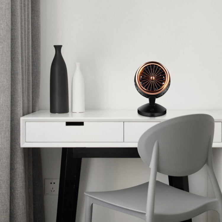 Portable Adjustable Mini USB Charging Air Convection Cycle Desktop Electric Fan Air Cooler, Support 2 Speed Control