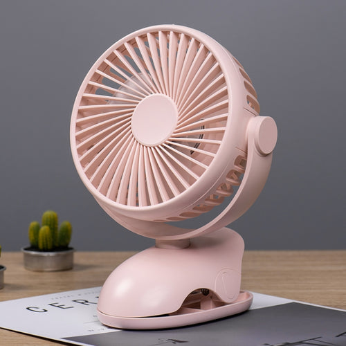 OCUBE D603 4W USB Charging Portable Desktop Fan Clip Fan,  with 4 Speed Control - HoMEdemic™ 