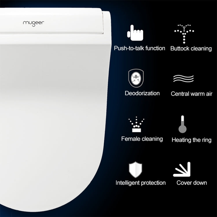 U Shape Multi-function Bathroom Automatic Cleaning Heating Intelligent Flush Toilet Cleaner Cover - HoMEdemic™ 