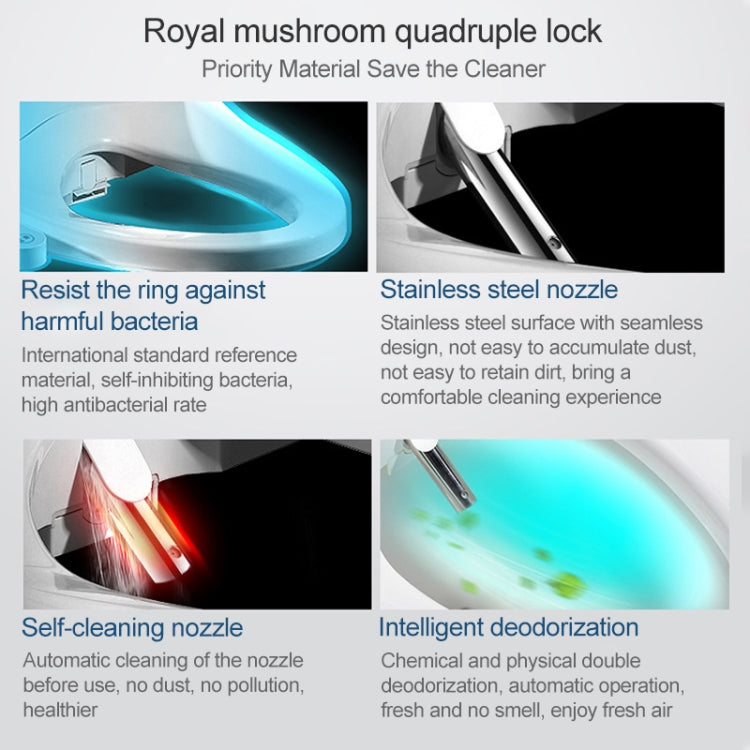 U Shape Multi-function Bathroom Automatic Cleaning Heating Intelligent Flush Toilet Cleaner Cover - HoMEdemic™ 