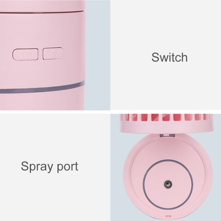 T9 Portable Adjustable USB Charging Desktop Humidifying Fan with 3 Speed Control - HoMEdemic™ 