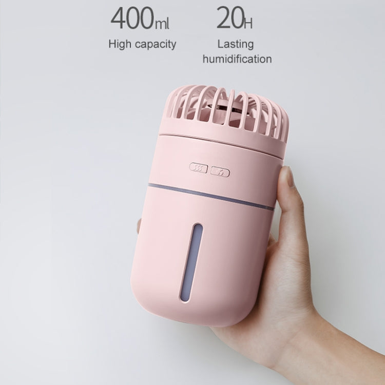 T9 Portable Adjustable USB Charging Desktop Humidifying Fan with 3 Speed Control - HoMEdemic™ 