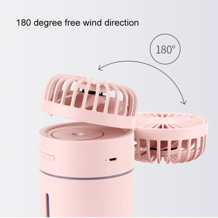 T9 Portable Adjustable USB Charging Desktop Humidifying Fan with 3 Speed Control - HoMEdemic™ 