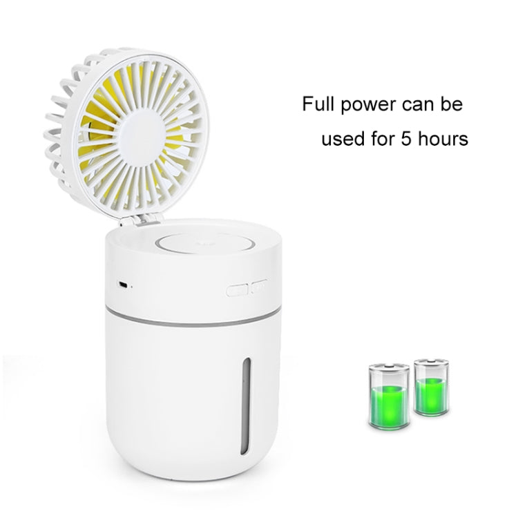 T9 Portable Adjustable USB Charging Desktop Humidifying Fan with 3 Speed Control - HoMEdemic™ 