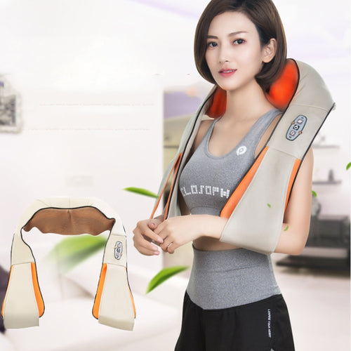 USB Charging Vibration Machine Neck Shawl Kneading Back Shoulder Vibration Massager - HoMEdemic™ 