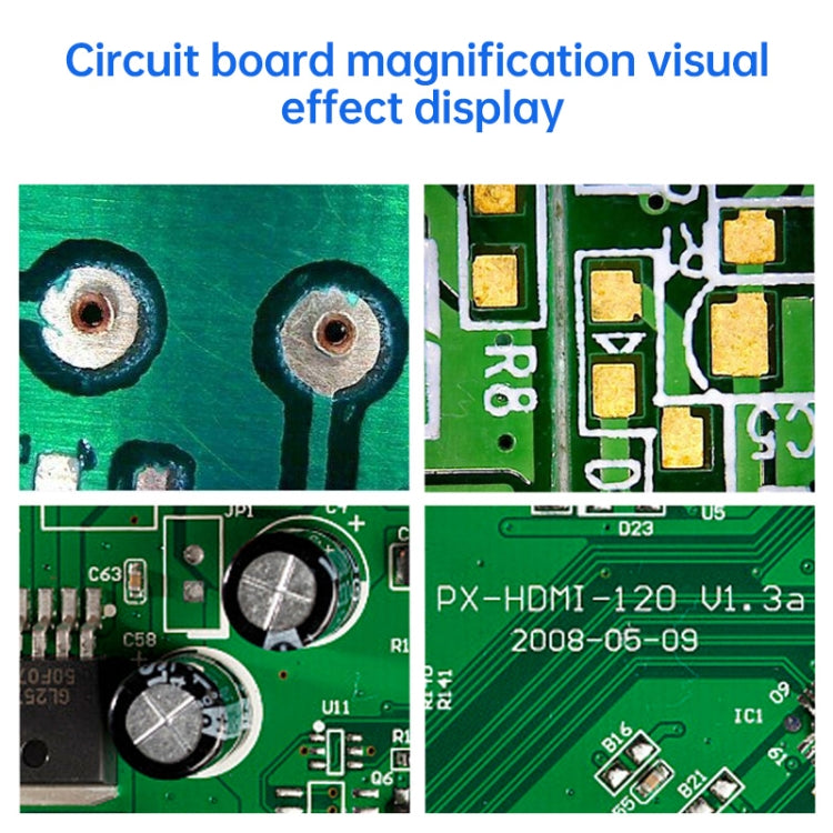 720P 4.3 inch Display Screen HD Industrial Digital Microscope - HoMEdemic™ 