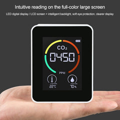 XY-T01 3 in 1 Temperature Humidity and CO2 Display Air Quality Detector, Infrared Sensor, 3 in 1 Infrared - HoMEdemic™ 
