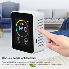 XY-T01 3 in 1 Temperature Humidity and CO2 Display Air Quality Detector, Infrared Sensor, 3 in 1 Infrared - HoMEdemic™ 