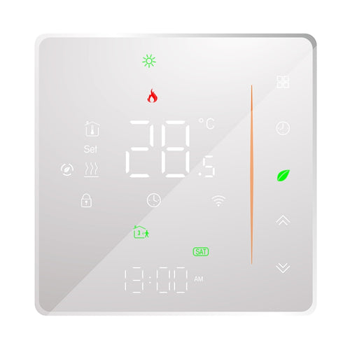 BHT-006GBLW 95-240V AC 16A Smart Home Heating Thermostat for EU Box, Control Electric Heating with Only Internal Sensor & External Sensor & WiFi Connection - HoMEdemic™ 