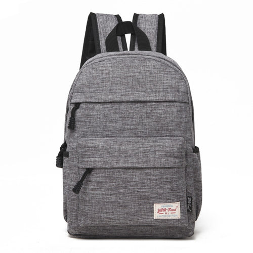 Universal Multi-Function Canvas Cloth Laptop Computer Shoulders Backpack Students Bag for 13-15 inch, Size: 36x25x10cm - HoMEdemic™ 